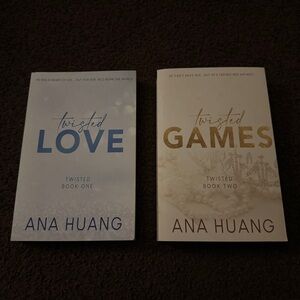 Lot of 2 books - Twisted Love and Twisted Games (paperback) by Ana Huang